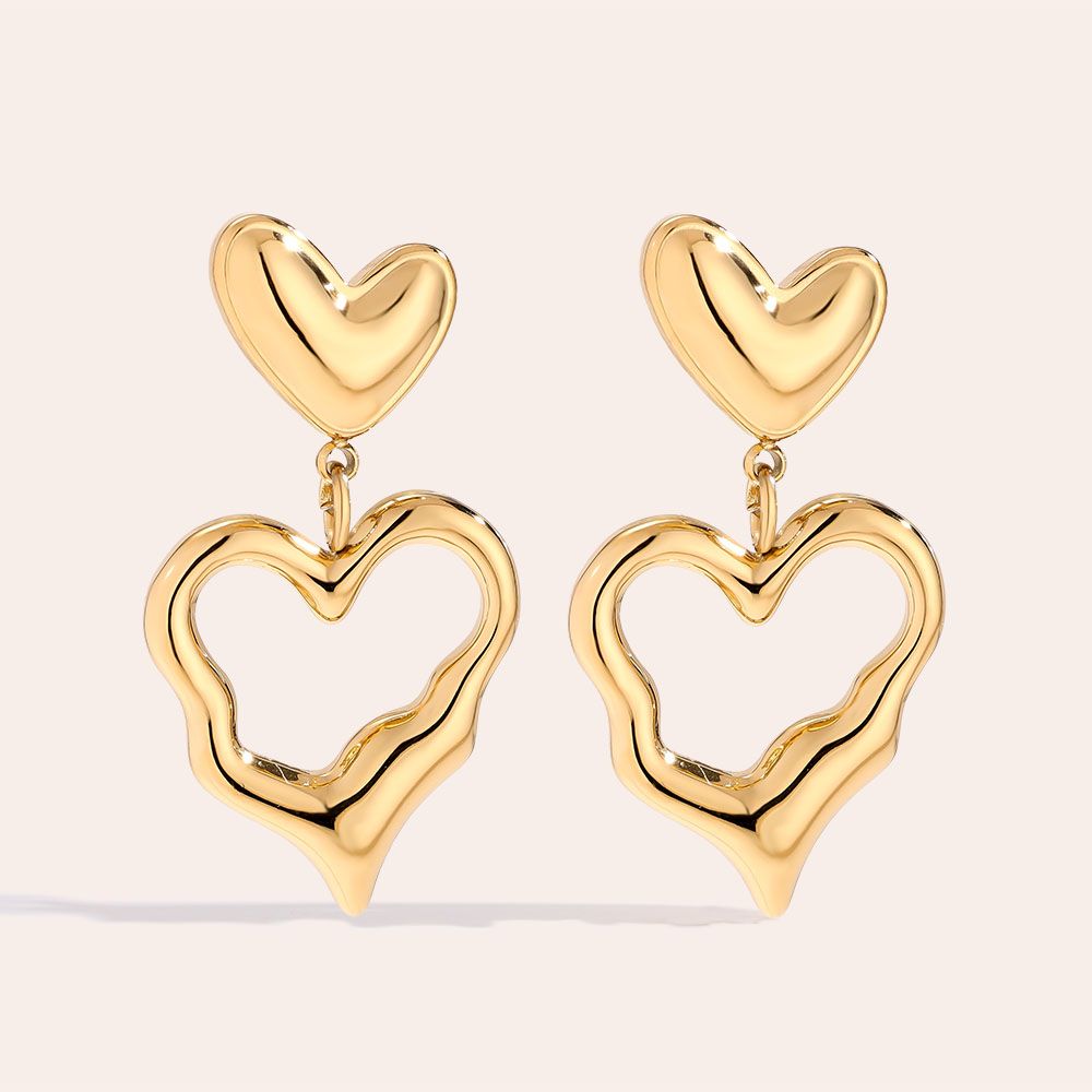 71 Ohrringe Irregular Heart