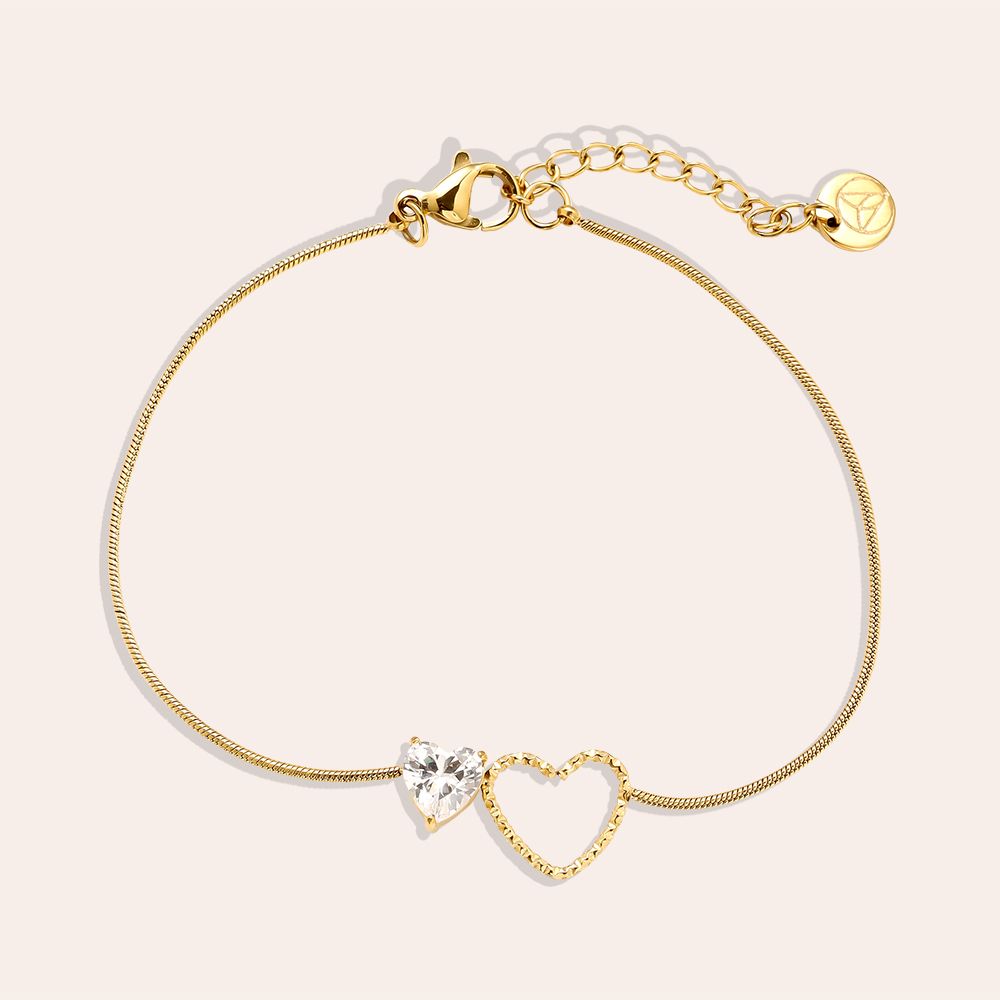 70 Armband Heart and Diamond