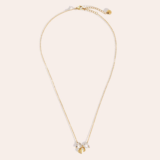 80 Vintage Bowtie Halskette