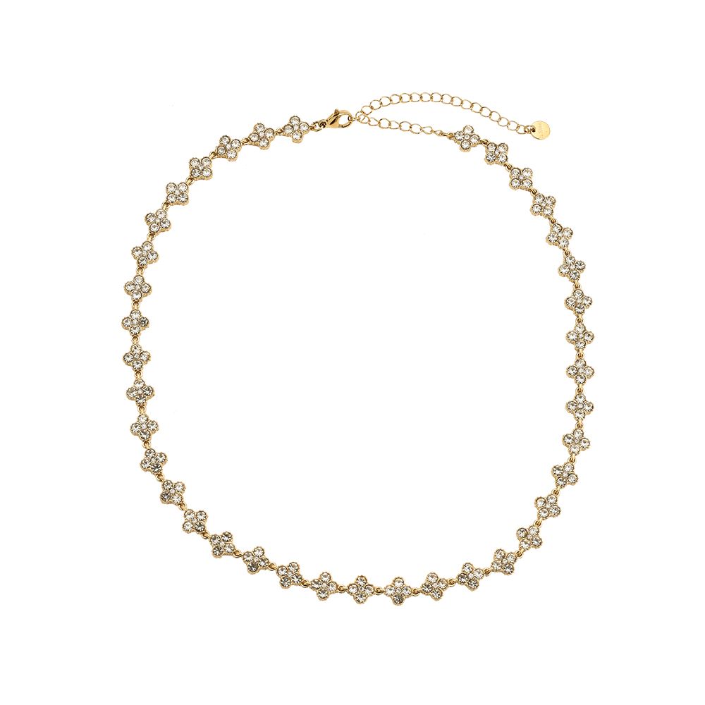 Flowers Edelstahl Halskette