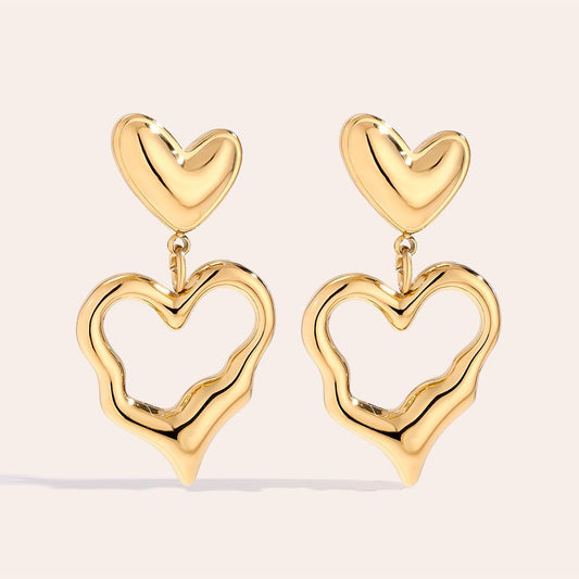 71 Ohrringe Irregular Heart