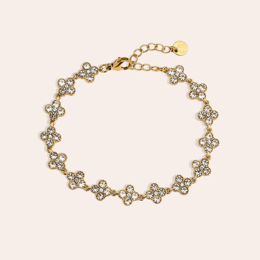 75 Armband Diamand Lucky Flowers