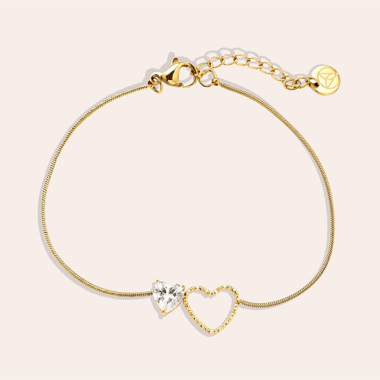 70 Armband Heart and Diamond