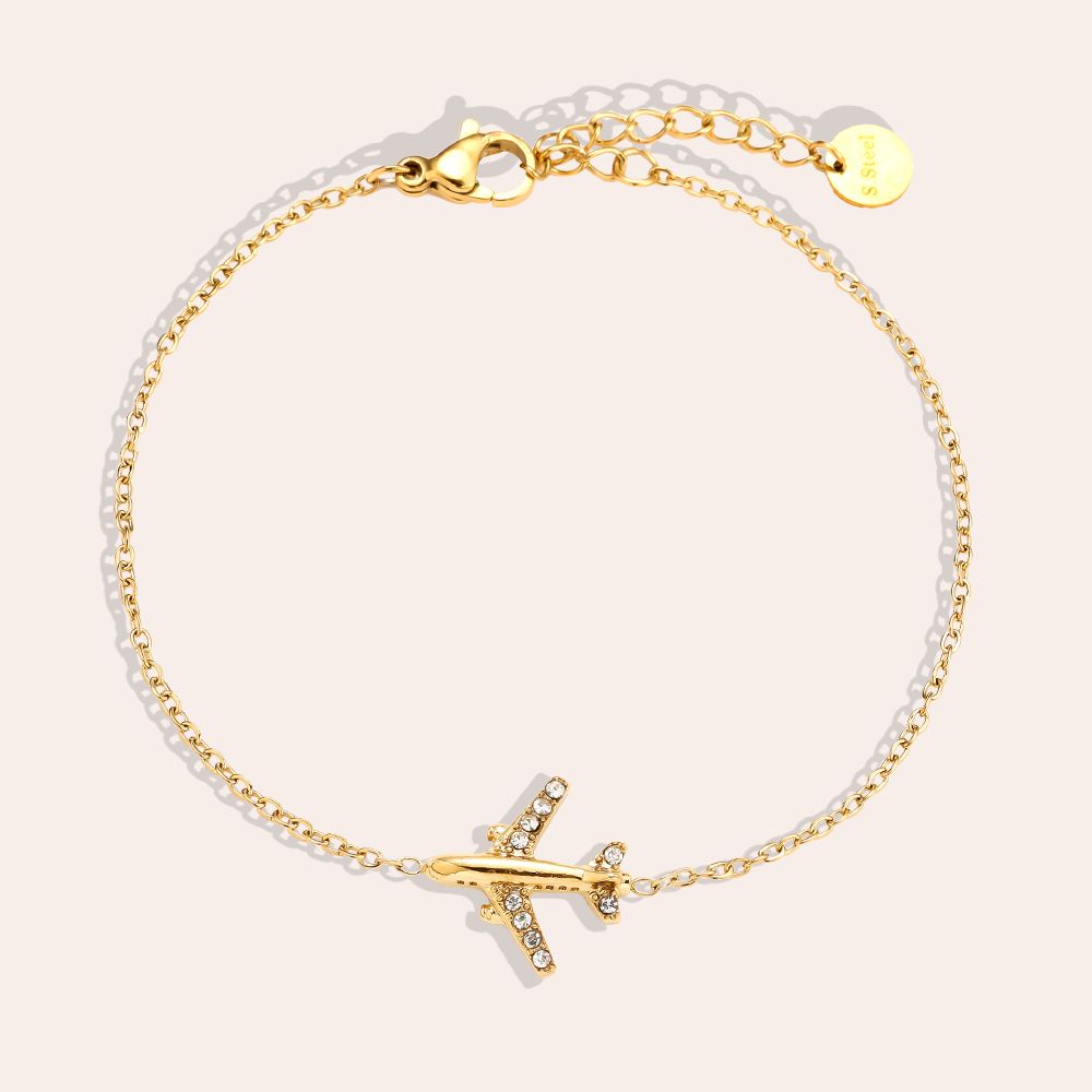 Airplane Edelstahl Armkette