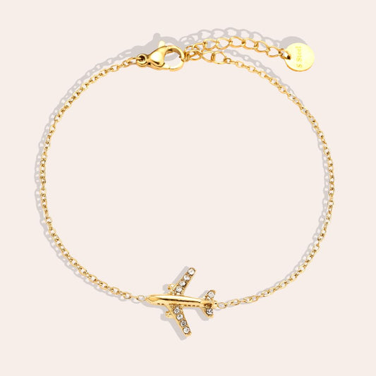 Airplane Edelstahl Armkette