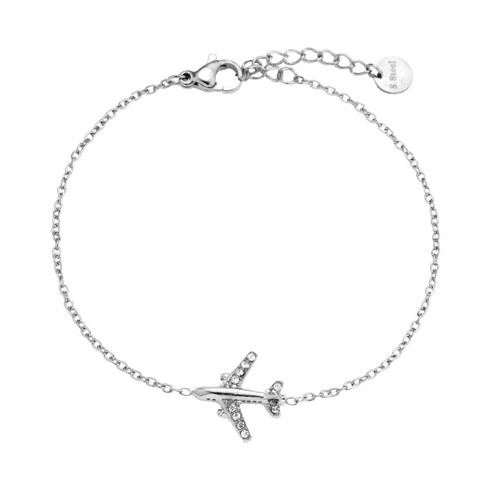 Airplane Edelstahl Armkette