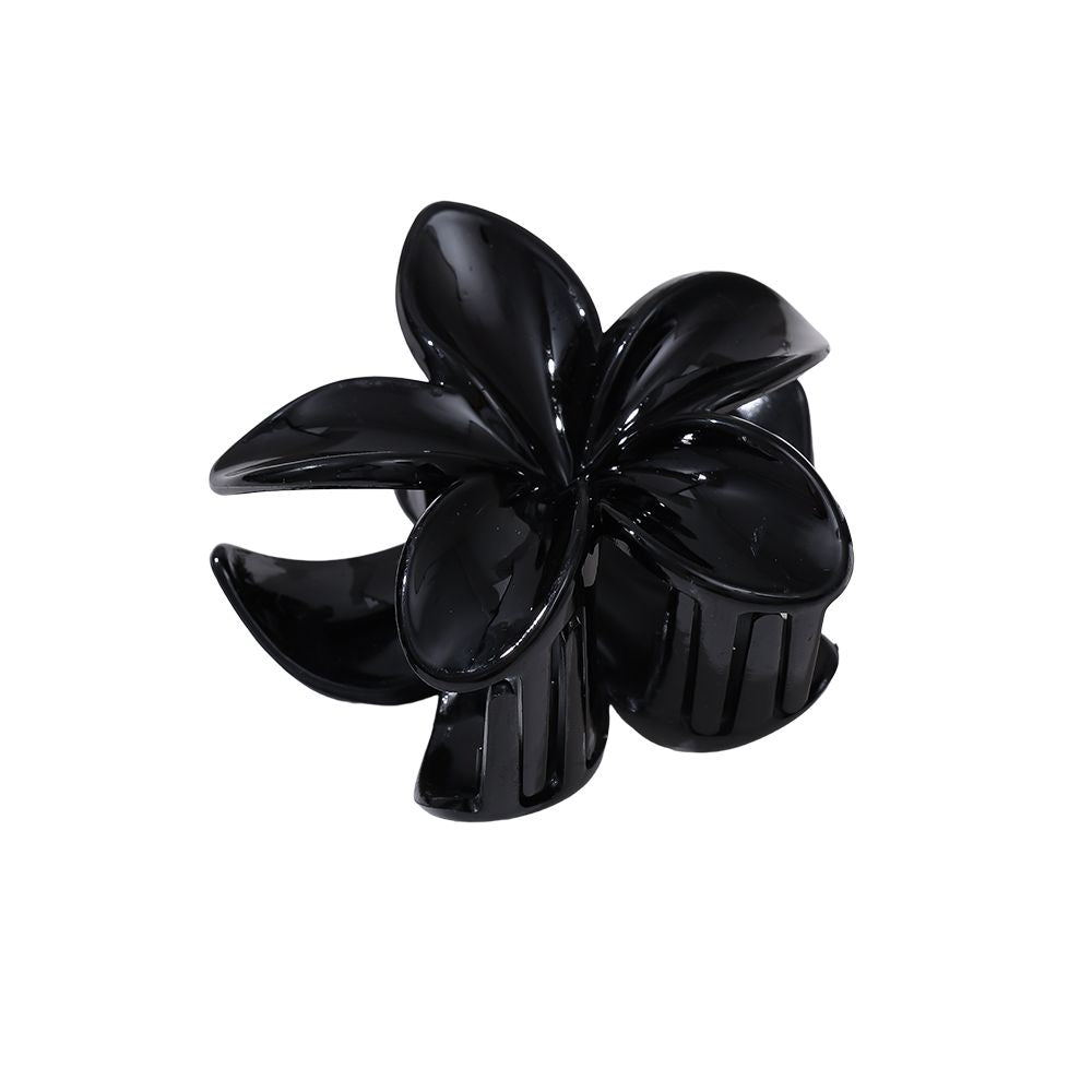 Hibiskus Haarklammer Schwarz