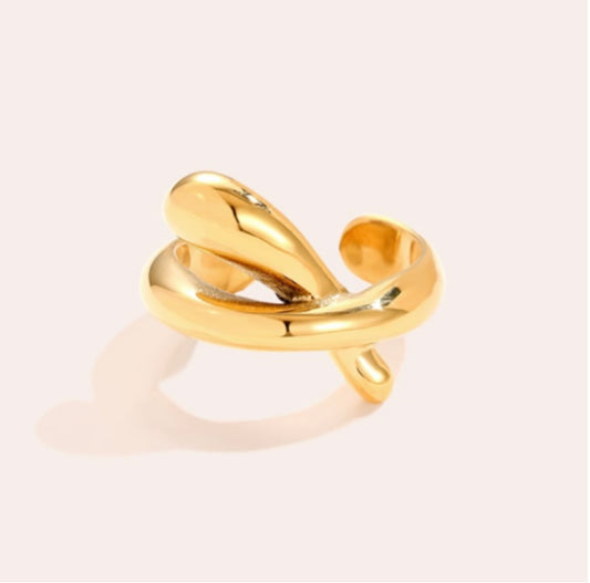 61 Ring Almost Twist Edelstahl Ring